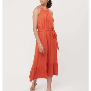 Halter midi dress, NWT, size small